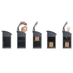 Perel Boîte Aux Colis Malmo Gris Foncé -Promos Le Jardin Vivant Magasin 6494a165d65df0.31210965