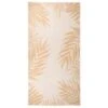 VIDAXL Tapis à Tissage Plat D'extérieur 100x200 Cm Motif De Feuille