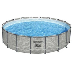 Piscine Tubulaire Ronde Bestway Steel Pro Max 5,49 X 1,22 M