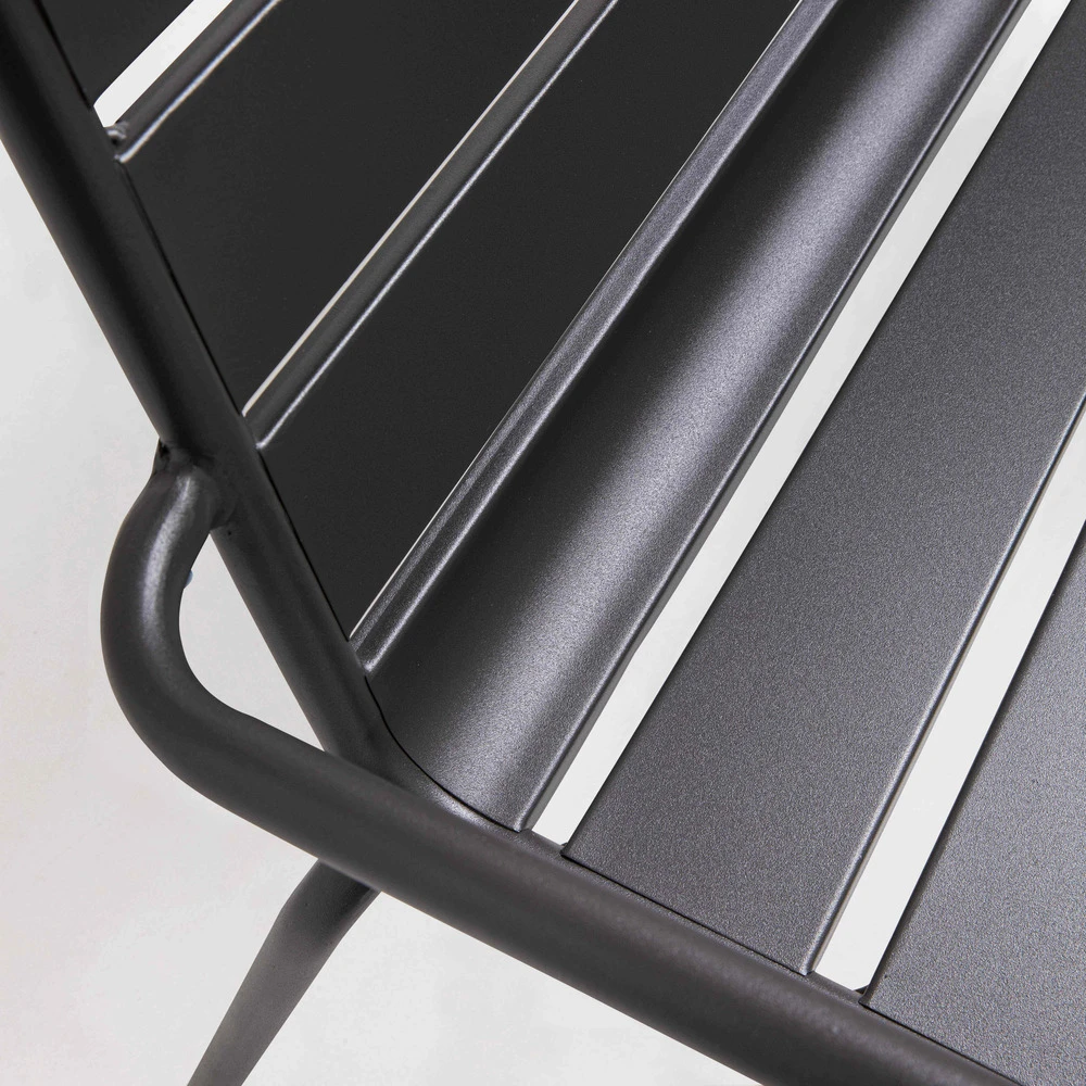 Banc De Jardin En Métal Anthracite 6 Banc De Jardin En Métal Anthracite – Image 4