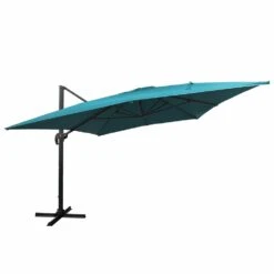 Parasol Déporté Molokai Rectangulaire 3x4m Bleu + Housse -Promos Le Jardin Vivant Magasin 6494abd46fac03.39190791