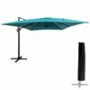 Parasol Déporté Molokai Rectangulaire 3x4m Bleu + Housse -Promos Le Jardin Vivant Magasin 6494abd476a2d5.00551305