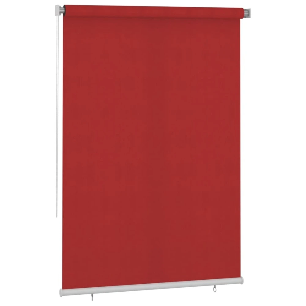 VIDAXL Store Roulant D'extérieur 160x230 Cm Rouge Pehd 4 VIDAXL Store Roulant D'extérieur 160x230 Cm Rouge Pehd – Image 2