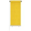 VIDAXL Store Roulant D'extérieur 60x140 Cm Jaune Pehd