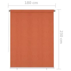VIDAXL Store Roulant D'extérieur 180x230 Cm Orange -Promos Le Jardin Vivant Magasin 6494b66ee9d8e0.19487248