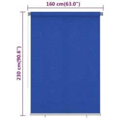 VIDAXL Store Roulant D'extérieur 160x230 Cm Bleu Pehd 13 VIDAXL Store Roulant D'extérieur 160x230 Cm Bleu Pehd -Promos Le Jardin Vivant Magasin 6494b67224a8a2.58179506