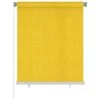 VIDAXL Store Roulant D'extérieur 120x140 Cm Jaune Pehd