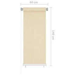 VIDAXL Store Roulant D'extérieur Crème 60x140 Cm Pehd 13 VIDAXL Store Roulant D'extérieur Crème 60x140 Cm Pehd -Promos Le Jardin Vivant Magasin 6494b6784d86d9.67615538