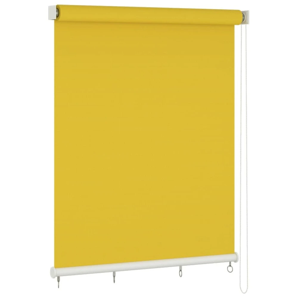 VIDAXL Store Roulant D'extérieur 220x140 Cm Jaune 3 VIDAXL Store Roulant D'extérieur 220x140 Cm Jaune