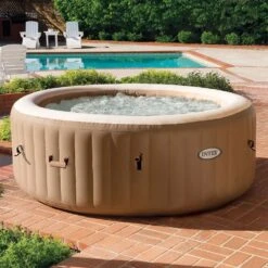 Intex Cuve Thermale De Massage à Bulles Ronde Purespa 196x71 Cm -Promos Le Jardin Vivant Magasin 6498a409e30bf7.71418031