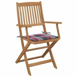 VIDAXL Chaises Pliables De Jardin 6 Pcs Avec Coussins Bois D'acacia -Promos Le Jardin Vivant Magasin 6498f8396a36f4.67520142