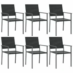 VIDAXL Ensemble à Manger De Jardin 7 Pcs Résine Tressée Acier 12 VIDAXL Ensemble à Manger De Jardin 7 Pcs Résine Tressée Acier -Promos Le Jardin Vivant Magasin 64999da7c7ac84.93099447