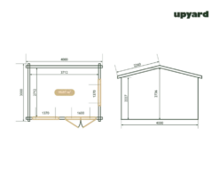 Maison De Jardin Marselan | 350x300 Cm | Certifié Pefc -Promos Le Jardin Vivant Magasin 6499eac45f3222.02028556