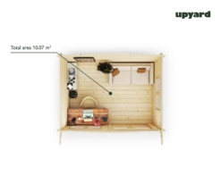 Maison De Jardin Marselan | 350x300 Cm | Certifié Pefc -Promos Le Jardin Vivant Magasin 6499eac477a191.07387274