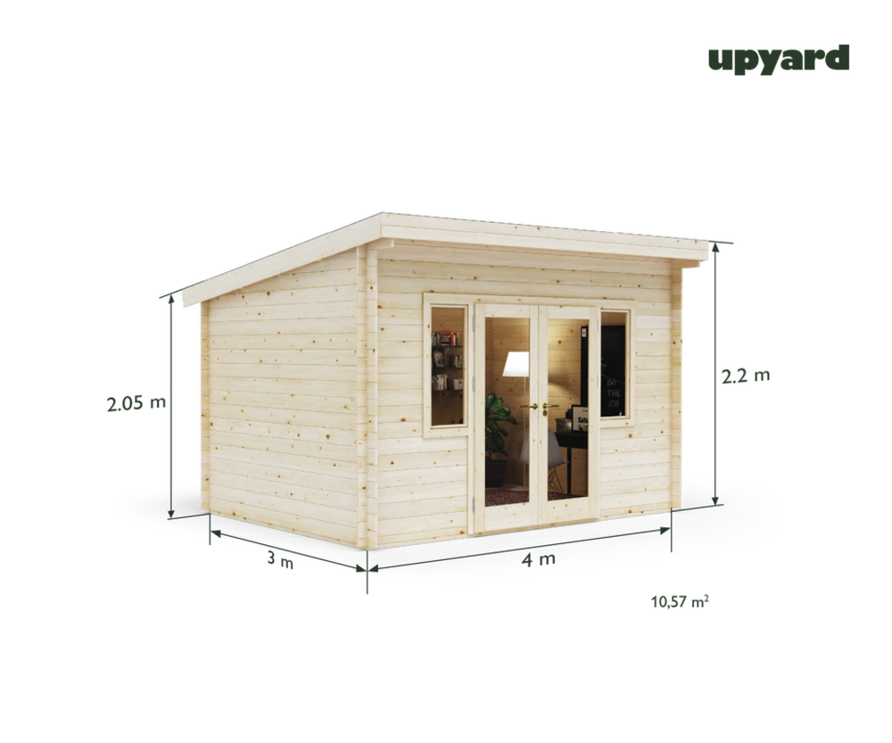 Maison De Jardin Riesling | 400x300 Cm | Certifié Pefc 4 Maison De Jardin Riesling | 400x300 Cm | Certifié Pefc – Image 2