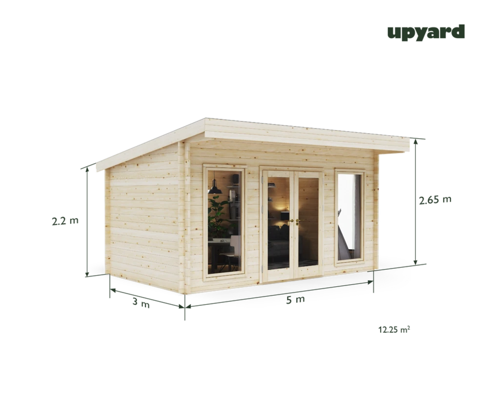 Maison De Jardin Chenin | 500x300 Cm | Certifié Pefc 4 Maison De Jardin Chenin | 500x300 Cm | Certifié Pefc – Image 2