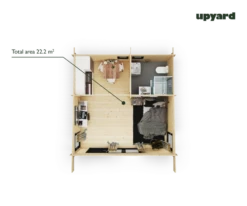 Maison De Jardin Chardonnay | 500x500 Cm | Certifié Pefc -Promos Le Jardin Vivant Magasin 6499eac9a2ac34.71561438