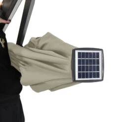 Parasol Déporté Led 3x4m Rectangle En Aluminium - Rotatif 360° - Taupe- Rome 12 Parasol Déporté Led 3x4m Rectangle En Aluminium - Rotatif 360° - Taupe- Rome -Promos Le Jardin Vivant Magasin 665969a2b9effbde