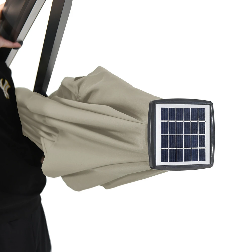 Parasol Déporté Led 3x4m Rectangle En Aluminium - Rotatif 360° - Taupe- Rome 6 Parasol Déporté Led 3x4m Rectangle En Aluminium - Rotatif 360° - Taupe- Rome – Image 4