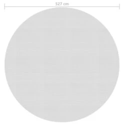VIDAXL Film Solaire De Piscine Flottant Pe 527 Cm Gris -Promos Le Jardin Vivant Magasin 6c0aa0b9a3be2190