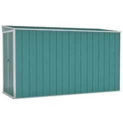VIDAXL Abri De Jardin Mural Vert 118x288x178 Cm Acier Galvanisé 10 VIDAXL Abri De Jardin Mural Vert 118x288x178 Cm Acier Galvanisé -Promos Le Jardin Vivant Magasin 70bb59818f2d091e