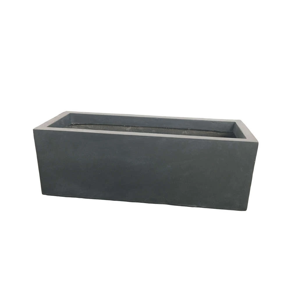 Jardinière Martinfibre D'argilegris Anthracite - 50x17,2x17,2 Cm 3 Jardinière Martinfibre D'argilegris Anthracite - 50x17,2x17,2 Cm