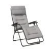 Lafuma Fauteuil Relax FUTURA BeComfort En Acier Et Toile Gris - 83x70x115 Cm -Promos Le Jardin Vivant Magasin 734427 004