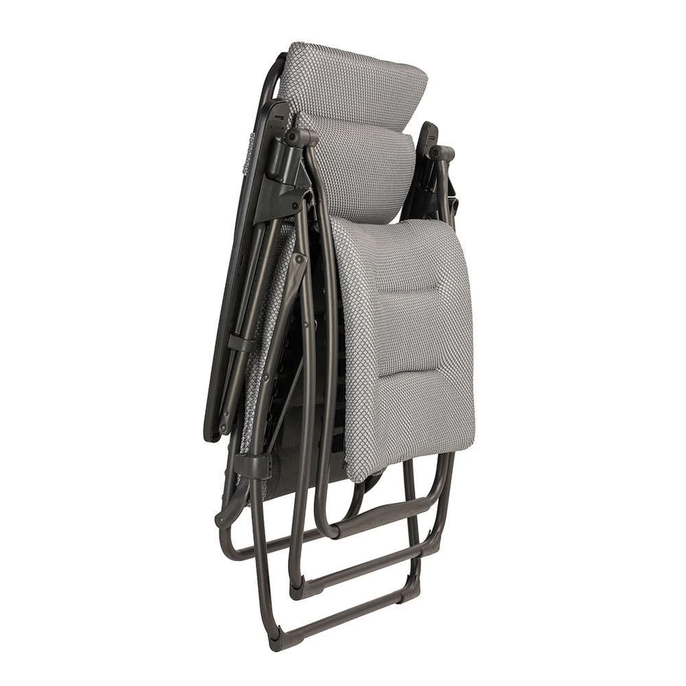 Lafuma Fauteuil Relax FUTURA BeComfort En Acier Et Toile Gris - 83x70x115 Cm 5 Lafuma Fauteuil Relax FUTURA BeComfort En Acier Et Toile Gris - 83x70x115 Cm – Image 3