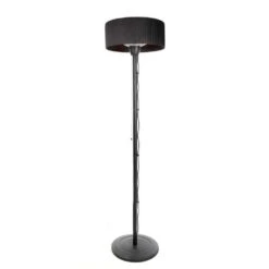 Chauffage D'extérieur Sur Pied En Aluminium Noir - H 195 X D.50 Cm -Promos Le Jardin Vivant Magasin 734855 005