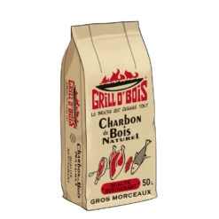 Charbon De Bois Grill O’Bois Qualité Restaurant - Sac De 50 Litres