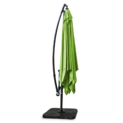 Parasol Déporté Carré 3x3m Aluminium Vert -Promos Le Jardin Vivant Magasin 78ae28e5334b1ee6