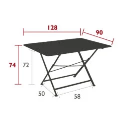 Table De Jardin Pliante Cargo En Acier Vert Cactus - 128x90 Cm 11 Table De Jardin Pliante Cargo En Acier Vert Cactus - 128x90 Cm -Promos Le Jardin Vivant Magasin 797780 2065312