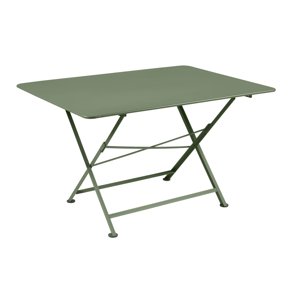 Table De Jardin Pliante Cargo En Acier Vert Cactus - 128x90 Cm 3 Table De Jardin Pliante Cargo En Acier Vert Cactus - 128x90 Cm