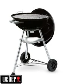Weber Barbecue à Charbon KETTLE CHARCOAL GRILL Acier émaillé Noir - D.47 Cm -Promos Le Jardin Vivant Magasin 804272 022