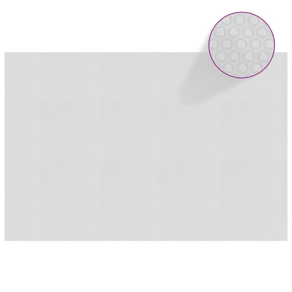 VIDAXL Film Solaire De Piscine Flottant Pe 600x400 Cm Gris 3 VIDAXL Film Solaire De Piscine Flottant Pe 600x400 Cm Gris