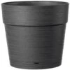 Pot Vaso Save R à Réserve D'eau En Plastique Anthracite Ø29cm -Promos Le Jardin Vivant Magasin 907979 003