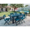 Table Rectangle Extensible Eos En Aluminium Bleue L.130x L.80.H.74cm 1 Table Rectangle Extensible Eos En Aluminium Bleue L.130x L.80.H.74cm -Promos Le Jardin Vivant Magasin 914014 1705819