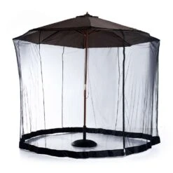 OUTSUNNY Moustiquaire Cylindrique Pour Parasol - Diam. 3m 11 OUTSUNNY Moustiquaire Cylindrique Pour Parasol - Diam. 3m -Promos Le Jardin Vivant Magasin 943249 001