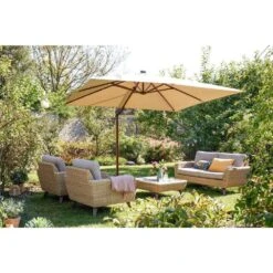 Fauteuil Pour Jardin RIVIERA Gris En Résine Tressée - 88,5x93x75 Cm 15 Fauteuil Pour Jardin RIVIERA Gris En Résine Tressée - 88,5x93x75 Cm -Promos Le Jardin Vivant Magasin 954117 007