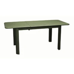 Table Outdoor Eos Verte En Aluminium - 240x80x74 Cm