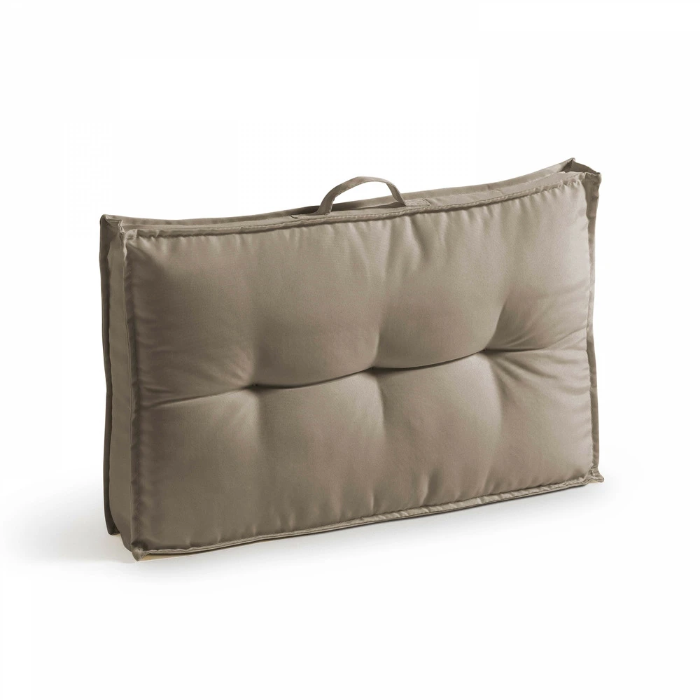Coussin Palette Dossier Polyester Taupe 60 X 40 X 12 Cm 3 Coussin Palette Dossier Polyester Taupe 60 X 40 X 12 Cm