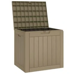 VIDAXL Boîte De Stockage De Jardin Marron Clair 55,5x43x53 Cm Pp 12 VIDAXL Boîte De Stockage De Jardin Marron Clair 55,5x43x53 Cm Pp -Promos Le Jardin Vivant Magasin a3f0d551e15b1813