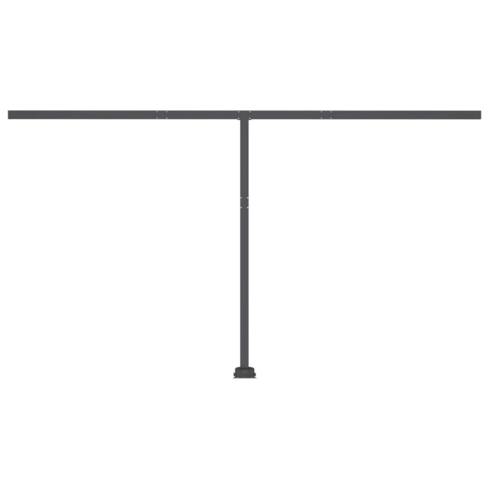 VIDAXL Auvent Manuel Rétractable Avec Led 400x350 Cm Crème 9 VIDAXL Auvent Manuel Rétractable Avec Led 400x350 Cm Crème – Image 7