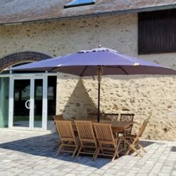 Parasol Droit 4x3 M Gris Pegasia -Promos Le Jardin Vivant Magasin ad5d36ba864bfef9