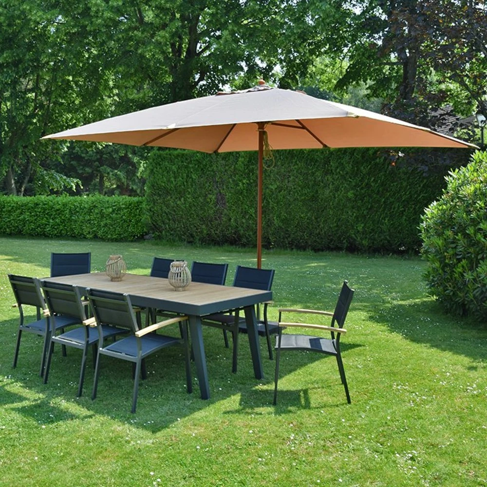 Parasol Droit 4x3 M Taupe Pegasia 6 Parasol Droit 4x3 M Taupe Pegasia – Image 4
