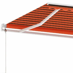 VIDAXL Auvent Automatique Sur Pied 400x300 Cm Orange/marron -Promos Le Jardin Vivant Magasin b6b62df12714b0d8