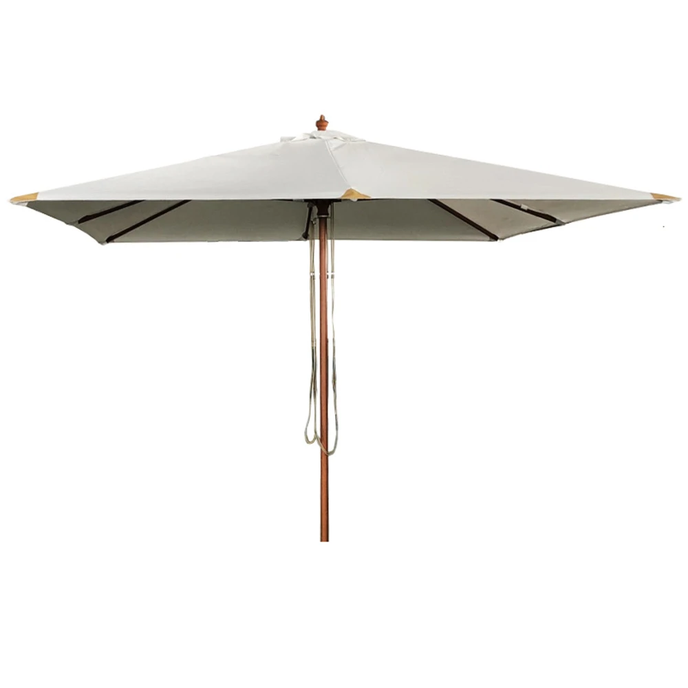Parasol Droit 3x3 M écru Pegasia 4 Parasol Droit 3x3 M écru Pegasia – Image 2