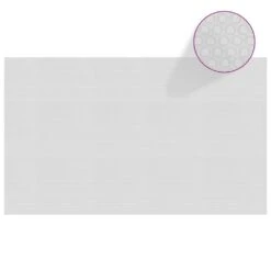 VIDAXL Film Solaire De Piscine Flottant Pe 500x300 Cm Gris