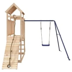 VIDAXL Aire De Jeux D'extérieur Bois De Pin Massif -Promos Le Jardin Vivant Magasin ca07709dd883e5d2