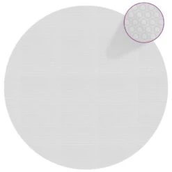VIDAXL Film Solaire De Piscine Flottant Pe 210 Cm Gris